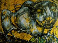 SOLD. YELLOW BULL